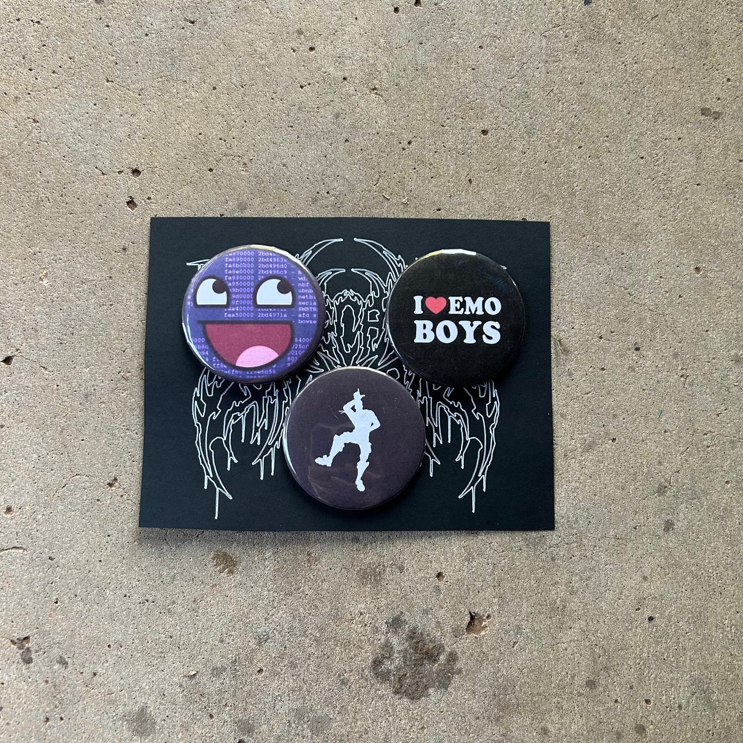 mystery pins (3 pack)