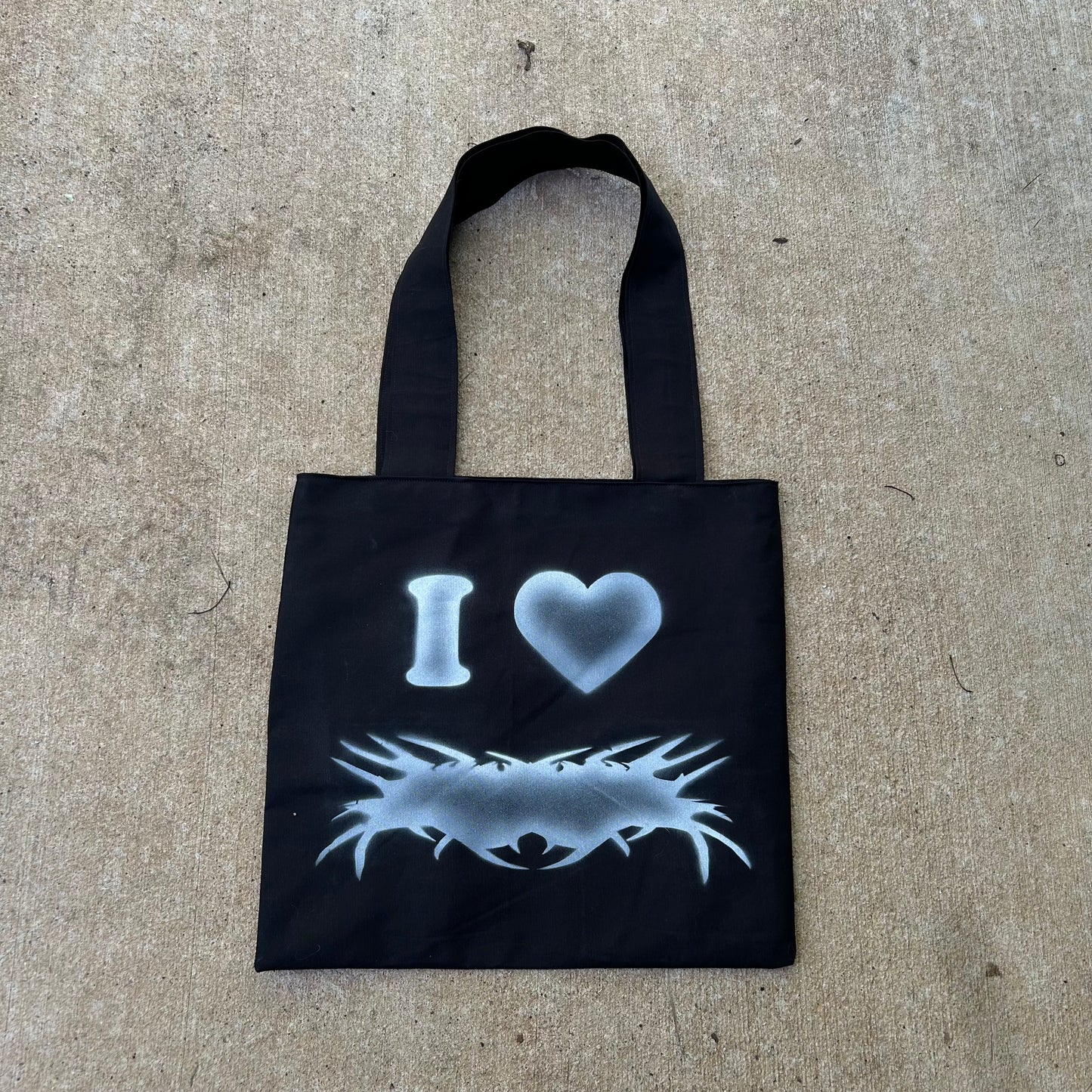 I <3 tote bag