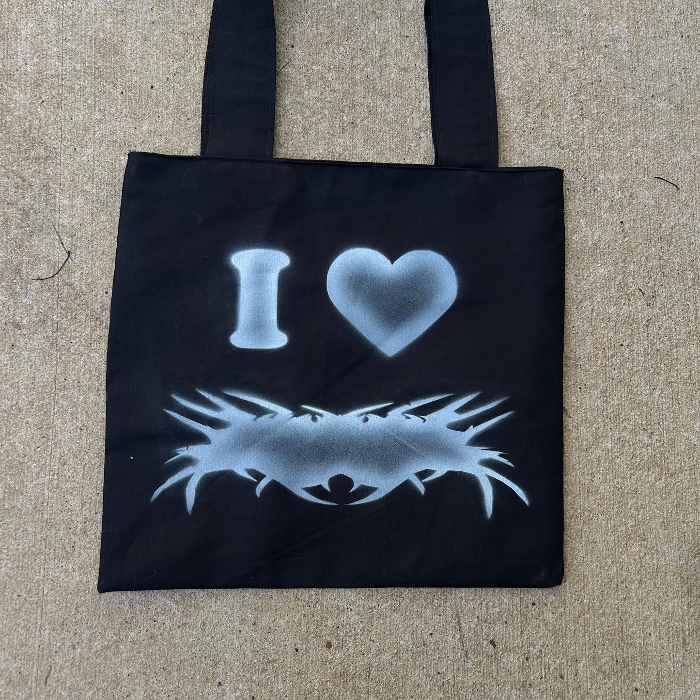 I <3 tote bag