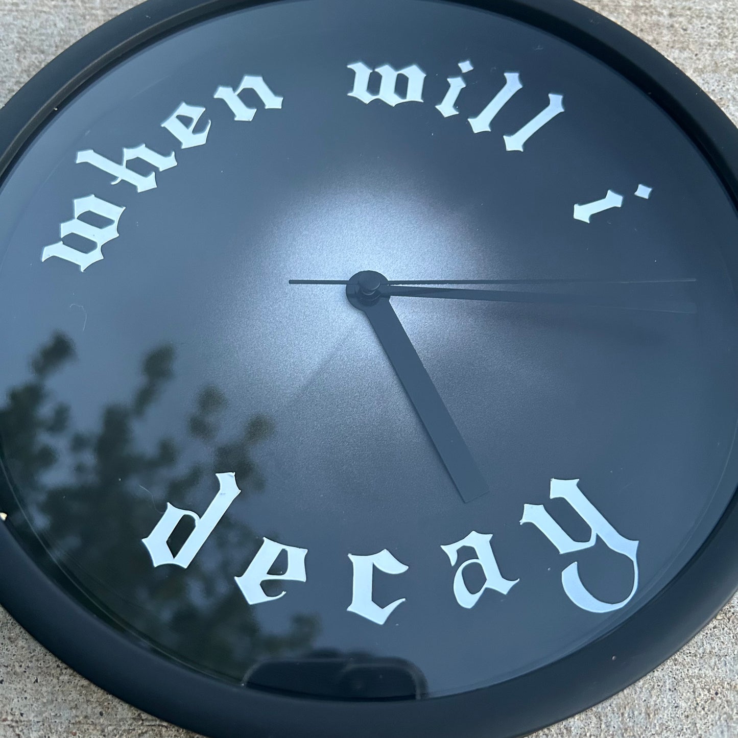 when will I decay? clock