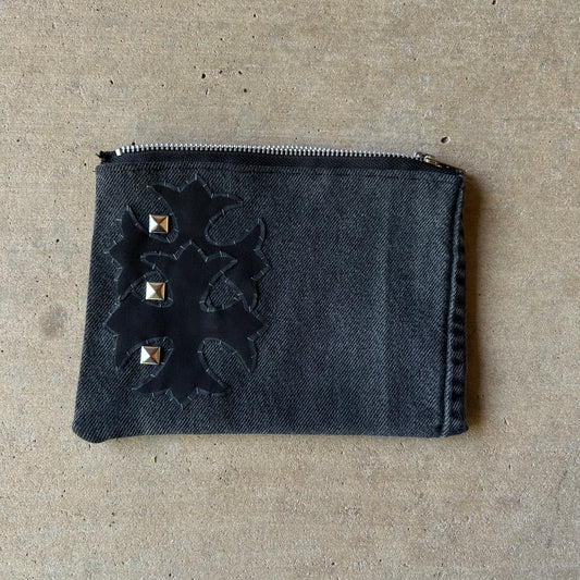 studded shadows stash bag